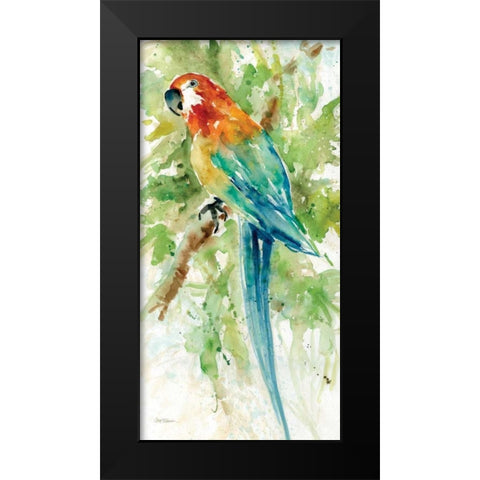 Island Beauty II Black Modern Wood Framed Art Print by Robinson, Carol