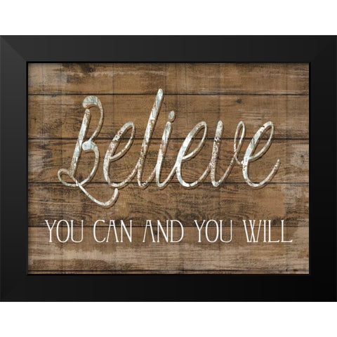 Weathered Wood Black Modern Wood Framed Art Print by Donovan, Kelly