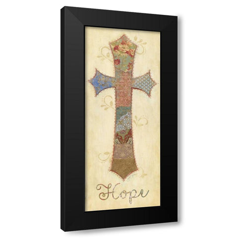 Hope Black Modern Wood Framed Art Print by Tava Studios