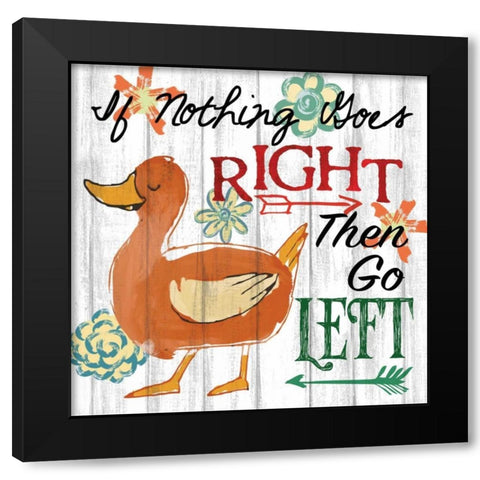 If Nothing Goes Black Modern Wood Framed Art Print with Double Matting by Knutsen, Conrad