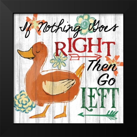 If Nothing Goes Black Modern Wood Framed Art Print by Knutsen, Conrad