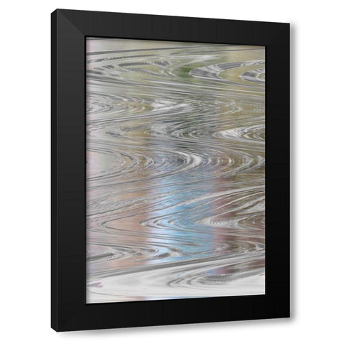 Ice Flow Black Modern Wood Framed Art Print by Jill, Susan