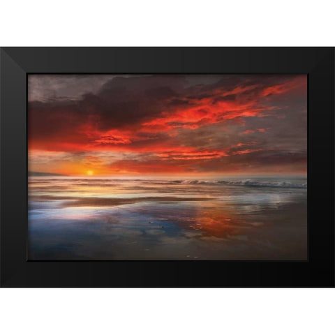 Before The Black Modern Wood Framed Art Print by Calascibetta, Mike
