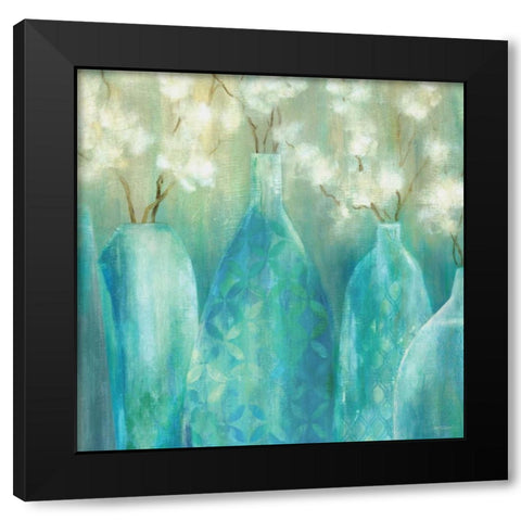 Topaz Arrangement Black Modern Wood Framed Art Print by Robinson, Carol