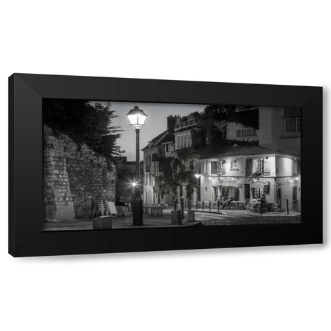 Twilight at Maison Black Modern Wood Framed Art Print by Delimont, Danita