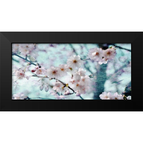 Butterflies and Black Modern Wood Framed Art Print by Weisz, Irene
