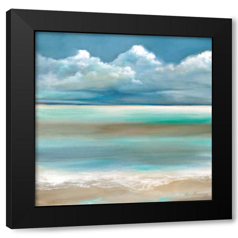 Tranquility By The Black Modern Wood Framed Art Print with Double Matting by Manning, Ruane