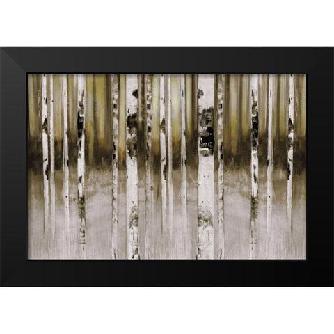 Fern Creek Black Modern Wood Framed Art Print by Jill, Susan