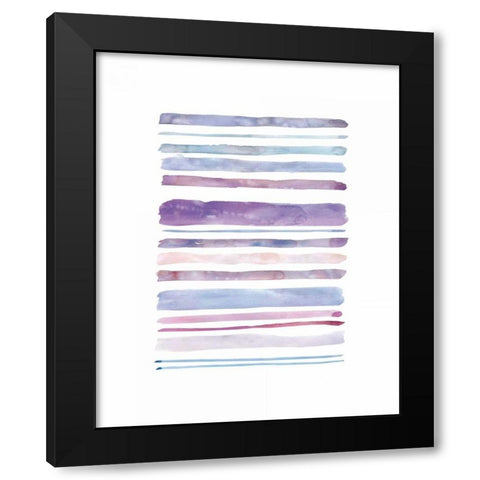 Line Over I Black Modern Wood Framed Art Print by Robinson, Carol