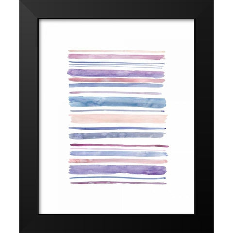 Line Over II Black Modern Wood Framed Art Print by Robinson, Carol