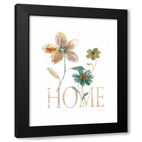 Simple Home Black Modern Wood Framed Art Print with Double Matting by Robinson, Carol