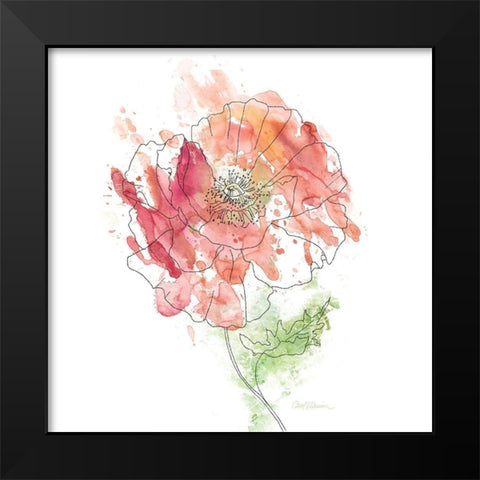 Simple Study II Black Modern Wood Framed Art Print by Robinson, Carol