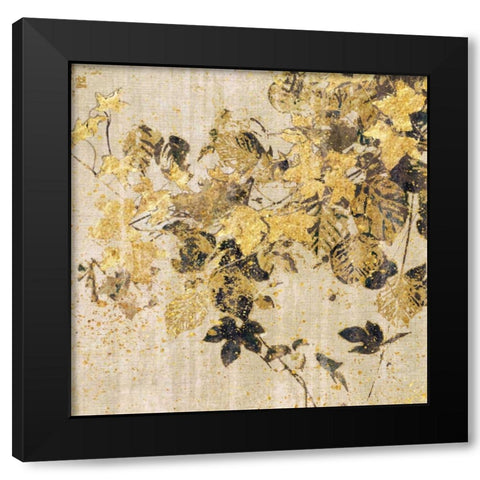 Bold Ivy Black Modern Wood Framed Art Print with Double Matting by Nan