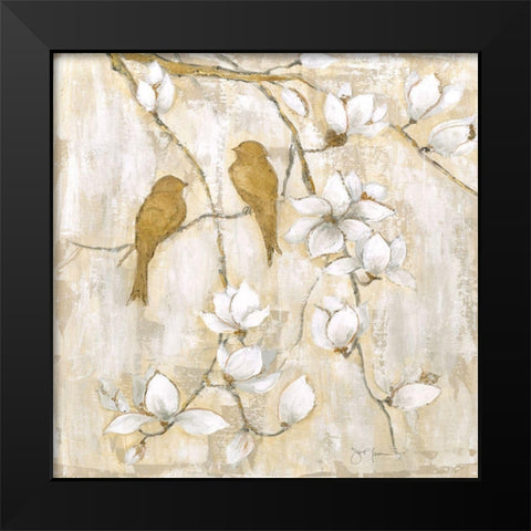 Song of Spring I Black Modern Wood Framed Art Print by Tava Studios