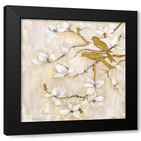 Song of Spring II Black Modern Wood Framed Art Print by Tava Studios