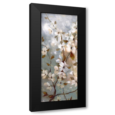 Blossoms of Spring I Black Modern Wood Framed Art Print with Double Matting by Nan