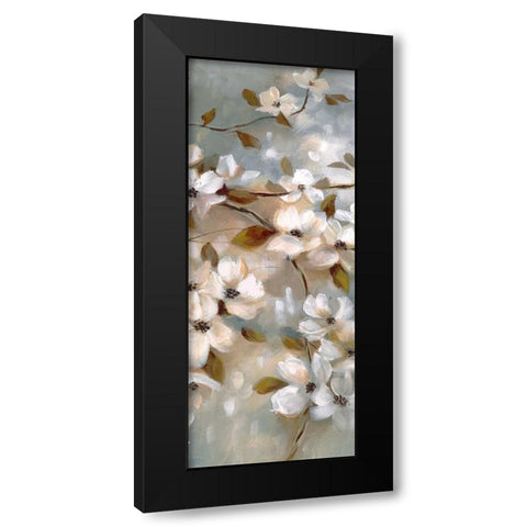 Blossoms of Spring II Black Modern Wood Framed Art Print by Nan