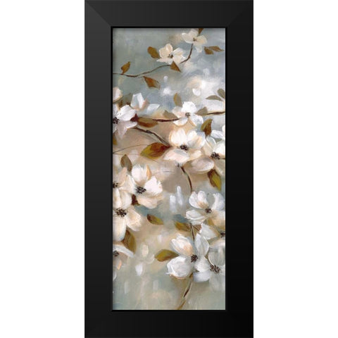 Blossoms of Spring II Black Modern Wood Framed Art Print by Nan