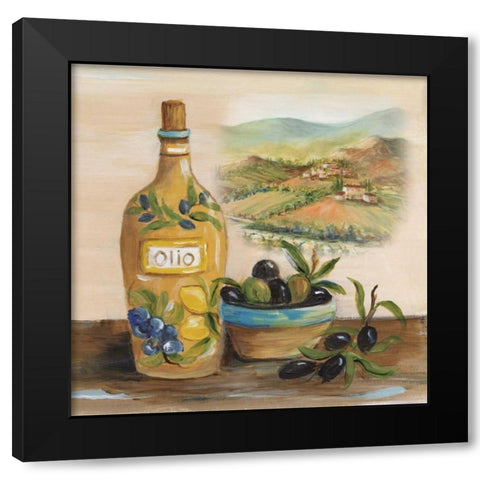 Olio Black Modern Wood Framed Art Print with Double Matting by Dunlap, Marilyn