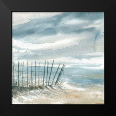 Subtle Mist II Black Modern Wood Framed Art Print by Robinson, Carol