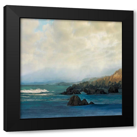 Distant Black Modern Wood Framed Art Print by Calascibetta, Mike