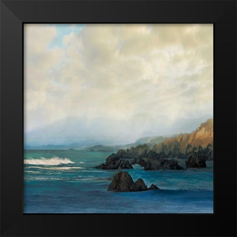 Distant Black Modern Wood Framed Art Print by Calascibetta, Mike