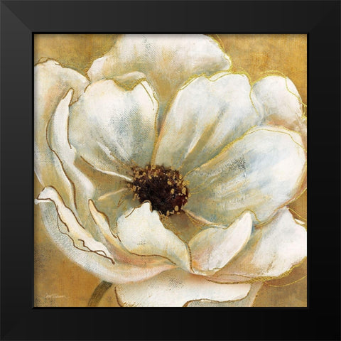 Golden Splendor I Black Modern Wood Framed Art Print by Robinson, Carol