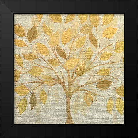 Golden Orchard Black Modern Wood Framed Art Print by Jill, Susan