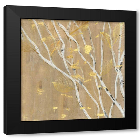 Birch Wood I Black Modern Wood Framed Art Print with Double Matting by Jill, Susan