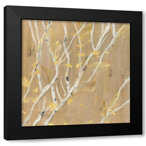 Birch Wood II Black Modern Wood Framed Art Print by Jill, Susan