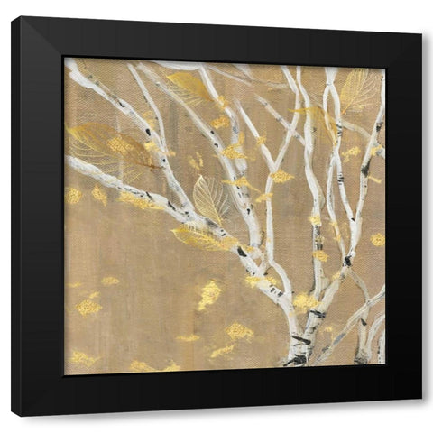 Birch Wood III Black Modern Wood Framed Art Print by Jill, Susan