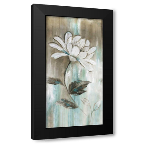 Garden Bloom II Black Modern Wood Framed Art Print with Double Matting by Nan