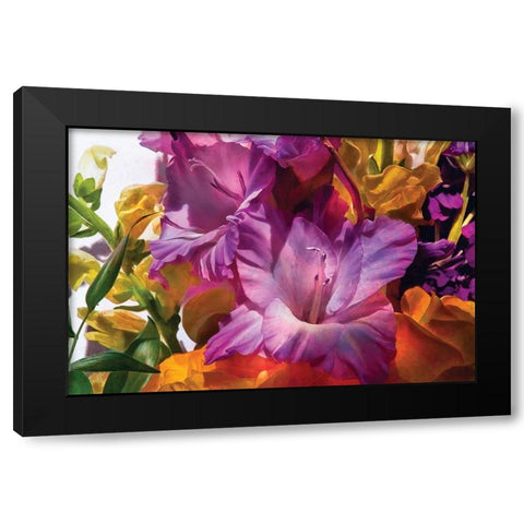 Anas Garden Black Modern Wood Framed Art Print by Calascibetta, Mike