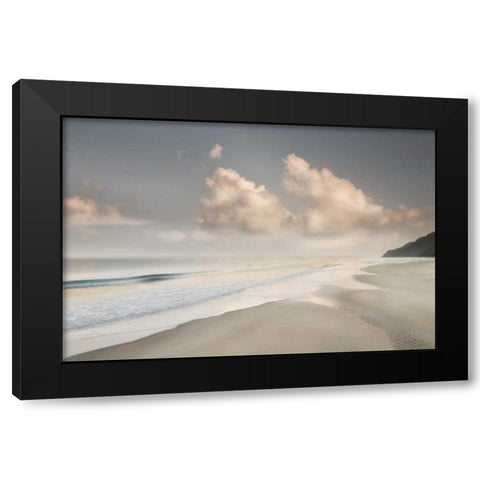 Brighton Shore Black Modern Wood Framed Art Print with Double Matting by Delimont, Danita