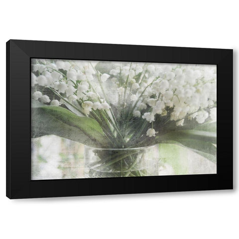 Spring Bells II Black Modern Wood Framed Art Print with Double Matting by Weisz, Irene
