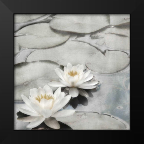 My Garden Pond I Black Modern Wood Framed Art Print by Weisz, Irene