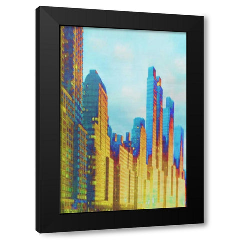 West Side Black Modern Wood Framed Art Print by Jill, Susan