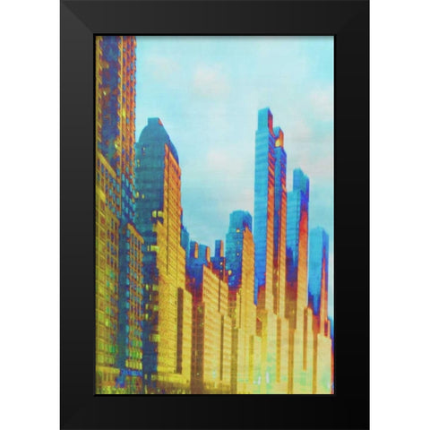 West Side Black Modern Wood Framed Art Print by Jill, Susan