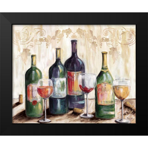 The Dinner Party Black Modern Wood Framed Art Print by Daniels, Rogier