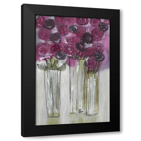 Tuscan Light Black Modern Wood Framed Art Print with Double Matting by Jill, Susan