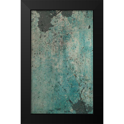 Urban Splatter Black Modern Wood Framed Art Print by Knutsen, Conrad