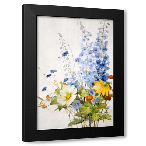 Wild Garden I Black Modern Wood Framed Art Print by Daniels, Rogier