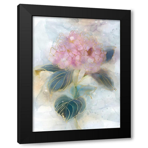 Stained Glass Black Modern Wood Framed Art Print by Robinson, Carol