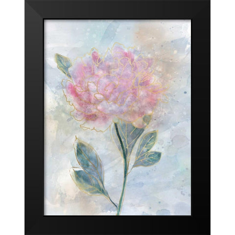 Stained Glass Black Modern Wood Framed Art Print by Robinson, Carol