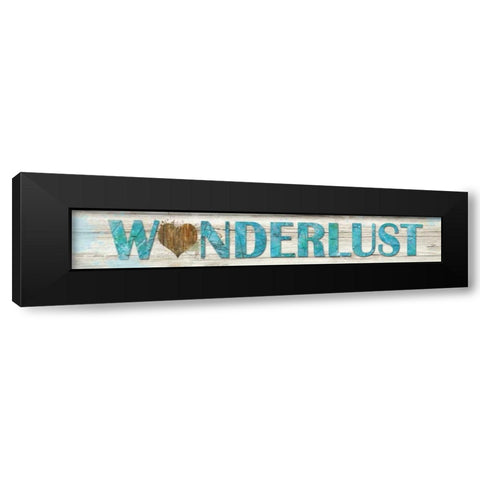 Wanderlust Black Modern Wood Framed Art Print by Robinson, Carol