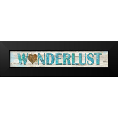 Wanderlust Black Modern Wood Framed Art Print by Robinson, Carol