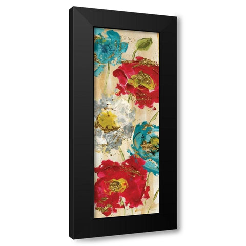 Poppy Spirit I Black Modern Wood Framed Art Print with Double Matting by Craven, Katrina