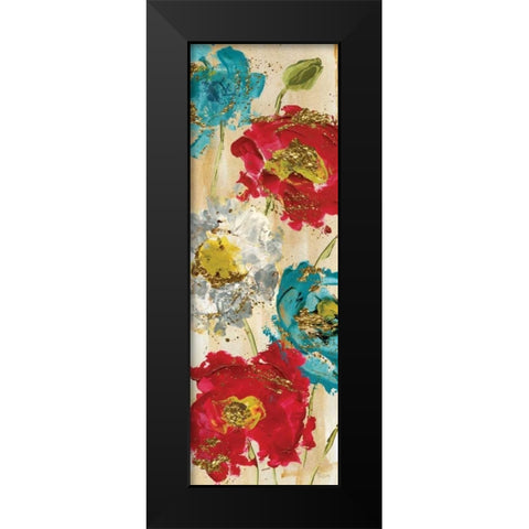 Poppy Spirit I Black Modern Wood Framed Art Print by Craven, Katrina