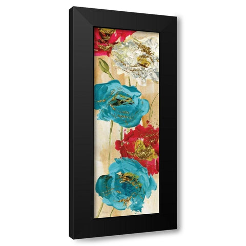 Poppy Spirit II Black Modern Wood Framed Art Print with Double Matting by Craven, Katrina