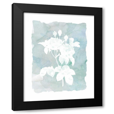 Silhouette Black Modern Wood Framed Art Print with Double Matting by Robinson, Carol